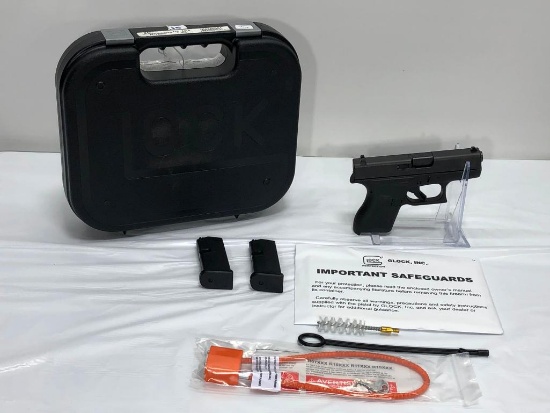 Glock Model 42 .380 Auto Pistol, SN: ACYZ059 w/ Case, 2 Mags