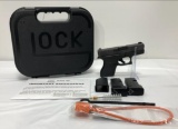 Glock Blue Label G43 9mm Semi-Auto Pistol SN: BHXV889, with 2 Mags