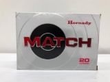 New Ammo: 1 Box Hornady Match 338 LAPUA, 285gr ELD, 20 Rounds