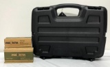 (2) New Ammo: 5 Boxes of Perfecta 9mm Luger 115gr FMJ, 250 Total Rounds & Plano Hard Pistol Case