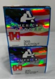 New Ammo: 2 Boxes Hornady American Gunner 300 Blackout 125gr HP - 100 Total Rounds