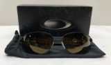 Oakley Taper Sunglasses - Matte Black w/Gold Iridium Lenses