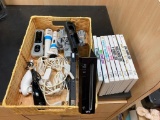Wii with 1 Controller, 1 Joy Stick, 2 Microphones, 3 Games