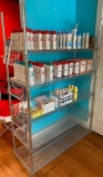 NSF Stainless Steel Stationary Shelving Unit with 5 Shelves 72 x 48 x 18