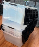 Lot of 3 Storage Totes