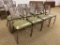 Lot of 8 Benchmark M-2170 HD Steel Framed, Polyurethane Cushion Restaurant Chairs