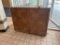 Trash Receptacle and Side Cabinet, Rolls, Formica Exterior