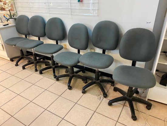 Six Office Chairs