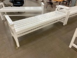 Solid Wood Park Bench