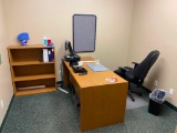 Office Furniture, Desk, Chair, Bookshelf, Lateral File, Trash Can