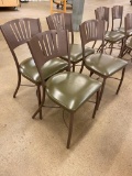Lot of 4 Benchmark M-2170 HD Steel Framed, Polyurethane Cushion Restaurant Chairs