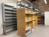 104 Feet of Shelving, Each Unit is 10ft x 48in x 18in - 26 Units
