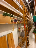 Shelving: 56 Feet, 14 Units, Each Unit: 12ft x 48in x 12in w/ 2 Rolling Library Style Ladders