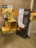 2 Cardboard YETI Retail Displays