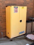 Hazardous Materials Cabinet - Some Surface Rust, Sits Outside