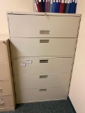 5-Drawer Lateral File Cabinet w/ Key
