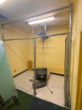 Chain Link Panel and Chain Link Gate, 10 Feet Wide, 9 Ft 6in Tall