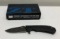ZT 0560BW ZT Hinderer Blackwash Folding Knife SN: 2261