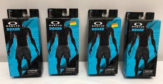 4 Pair/Items Oakley HydroLix Men's Boxer Shorts, Size Medium