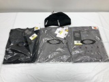 4 Items: 1 Oakley Black Skull Cap & 3 Oakley T-Shirts w/Various Designs - All Size Medium
