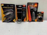 4 Items: Fenix ALC-01 Belt Clip, Fenix Accessory Kit, Fenix AR101 Remote Pressure Switch, & Fenix