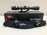 Trijicon Brilliant Aiming Solutions Accupoint 3-9x40 Riflescope MIL-Dot Crosshair w/Green Dot, 1 in.