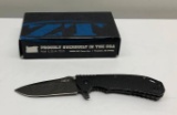 ZT 0560BW ZT Hinderer Blackwash Folding Knife SN: 2261