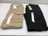 2 Items: First Tactical Women's V2 Tactical Pants Size 12 Regular, Khaki and Black, NEW MSRP: $99.98