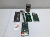 7 Items: 1 Can of CMMG Tactical Bacon, PRYMA Tool, KERT Tool, Eat'n Tool, Survial Spork, KA-Bar