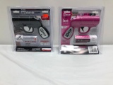 2 Items: Mace Pepper Spray Gun Black and Hot Pink, Power Stream 20ft