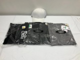 4 Items: White Oakley Flex-Fit Hat, 3 Oakley T-Shirts w/Various Designs - All Sized Large