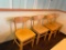 Restaurant Chairs, 4 Solid Wood Restaurant Chairs by AC Furniture Co.