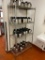 NSF Chrome Stationary Adjustable Wire Shelving Unit 74in x 18in x 36in approx.