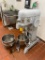 Hobart Stand Mixer w/ 2 Bowls, 3 Whisks - Likely 60qt (Label Painted Over)