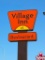 Large Village Inn 2-Sided Sign - Sign Pole Not Included, Buyer Responsible For Removal