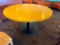 Round Laminate Top Table, 54in x 30in, Single Pedestal