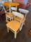 Restaurant Chairs, 4 Solid Wood Restaurant Chairs by AC Furniture Co.