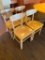 Restaurant Chairs, 4 Solid Wood Restaurant Chairs by AC Furniture Co.