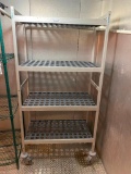 Fermod Fermostock Rolling Dunnage Shelving System, NSF, Aluminum & Polymer