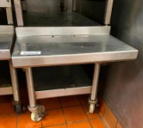 Small Stainless Steel Chef Base, Stationary, 24in x 40in x 23in