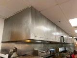 Two Stainless Steel Exhaust Hood and Ansul System, Buyer to Remove, Each. 14ft Long, 28in x 56in