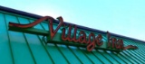 Large Village Inn Neon Sign - Hung on Building, Buyer Responsible For Removal