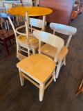 Restaurant Chairs, 4 Solid Wood Restaurant Chairs by AC Furniture Co.