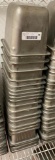 Lot of 20 Stainless Steel 1/6 Size Steam Table Pans