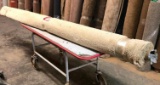 New Carpet Remnant Roll: 12ft x 8ft Off White