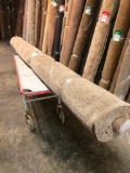 New Carpet Remnant Roll:12ft x 20ft 7in Tan