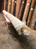 New Carpet Remnant Roll: 12ft x 9ft 5in Off White