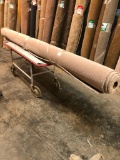 New Carpet Remnant Roll: 12ft x 12ft 3in Light Sand