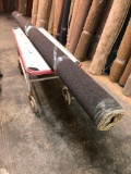 New Carpet Remnant Roll: 12ft x 8ft 2in Multicolor High Traffic