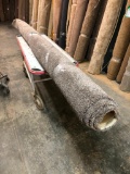 New Carpet Remnant Roll: 12ft x 8ft Grey